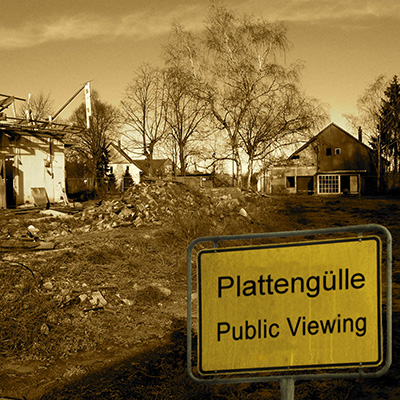 Plattenglle Public Viewing - "Gnther - Deutschlandfahnen" (11.6.2008)